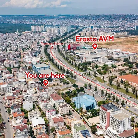 Konyaalti Sahiline Arac Ile 5 Dk Merkezi Konum '14' Apartment *